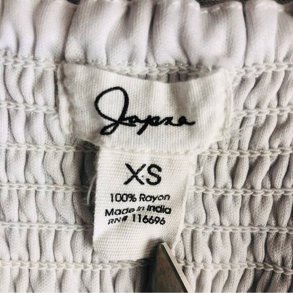 Japna Trendy Blue White Stripe Jumpsuit Dainty Embroidery Wide Leg Palazzo Style - Picture 11 of 16